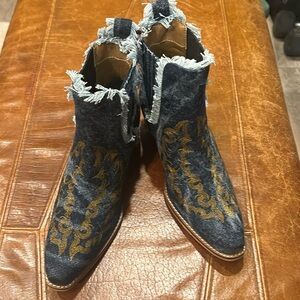 Myra Denim Booties